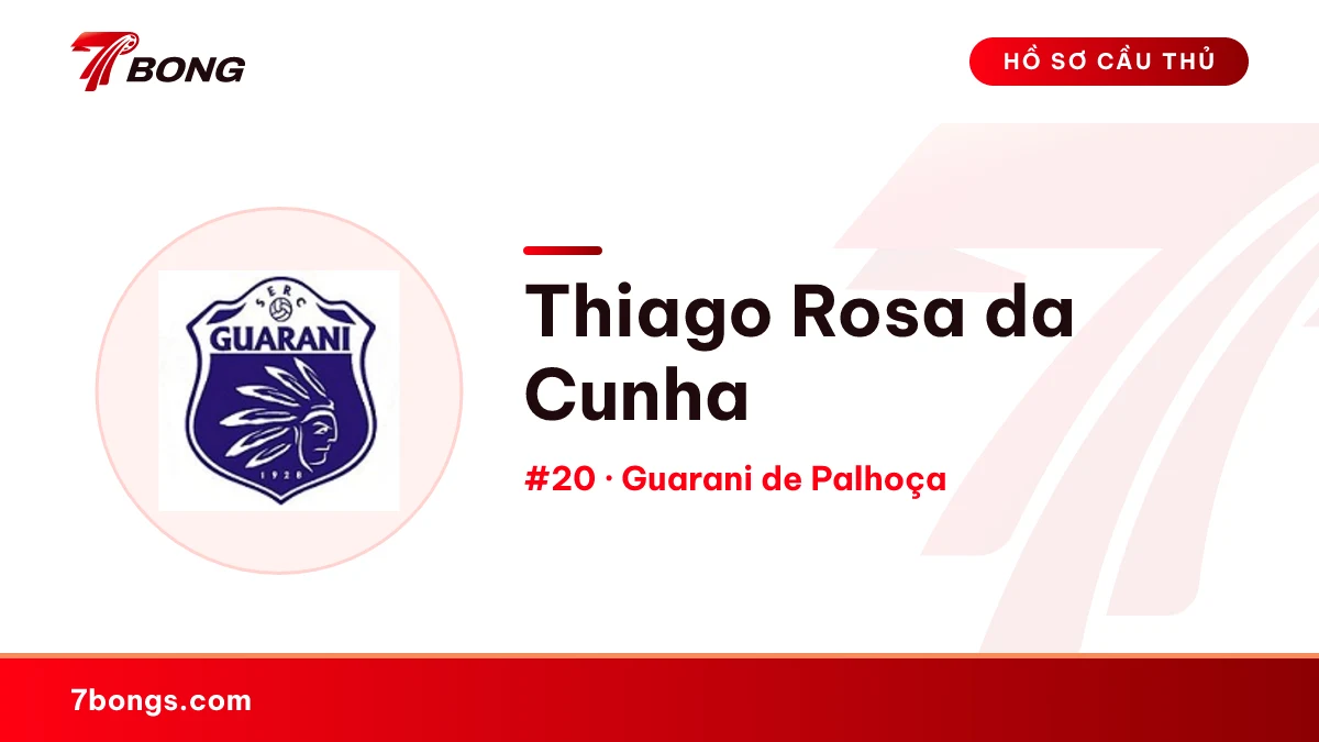Thiago Rosa da Cunha — Guarani de Palhoça