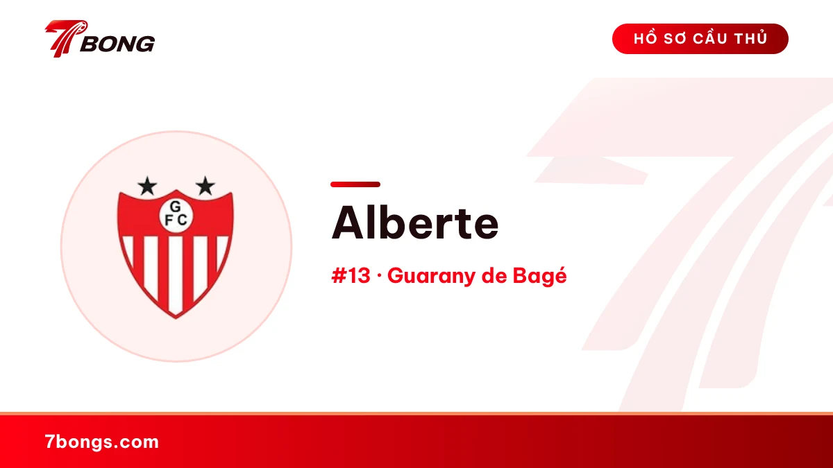 Alberte — Guarany de Bagé