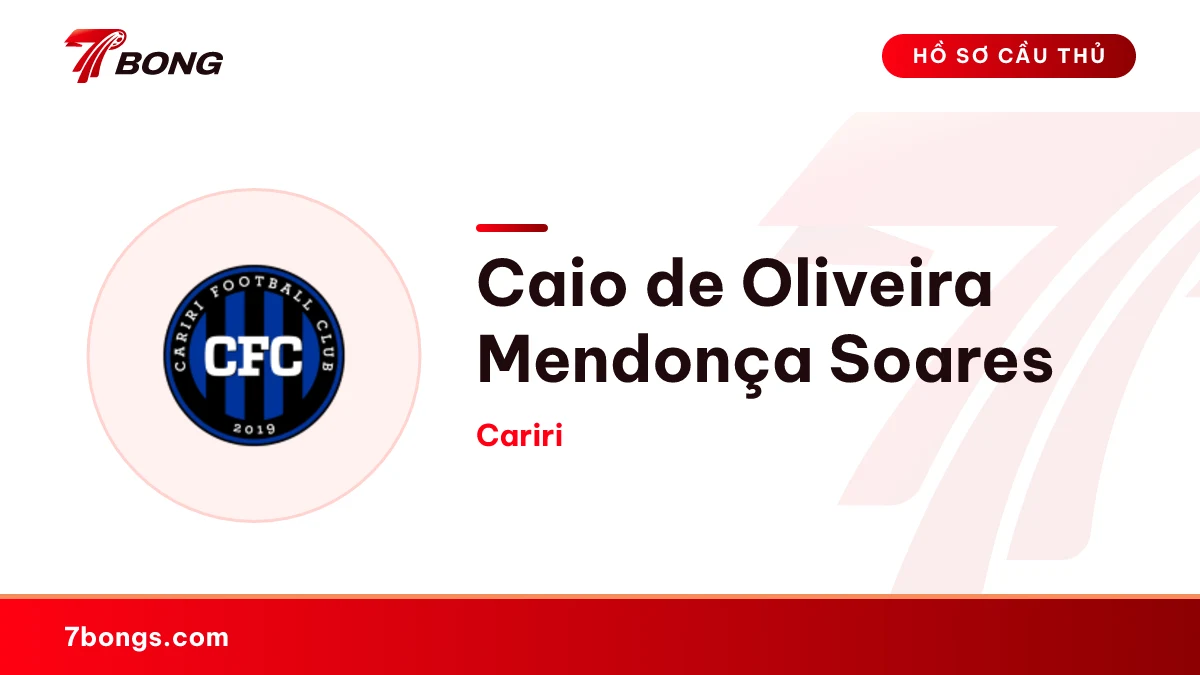 Caio de Oliveira Mendonça Soares — Cariri