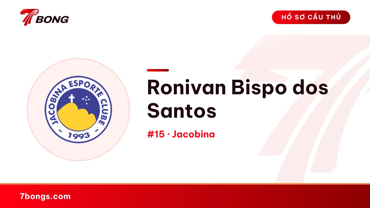 Ronivan Bispo dos Santos — Jacobina