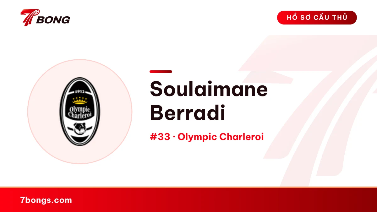 Soulaimane Berradi — Olympic Charleroi