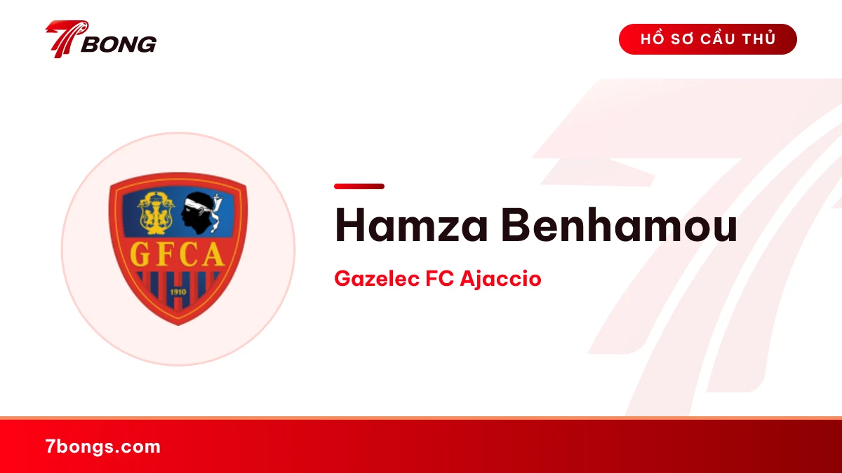 Hamza Benhamou — Gazelec FC Ajaccio