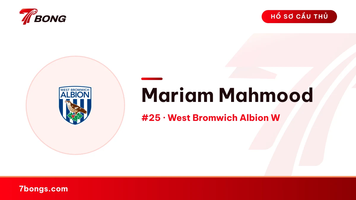 Mariam Mahmood — West Bromwich Albion W