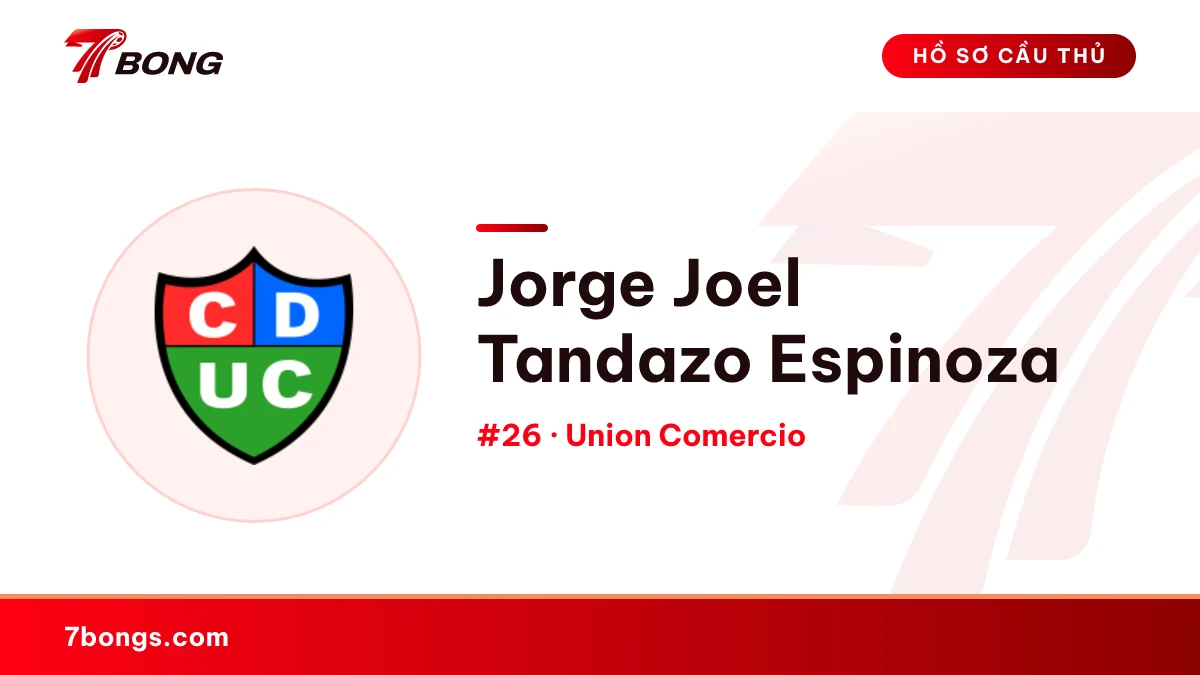 Jorge Joel Tandazo Espinoza — Union Comercio