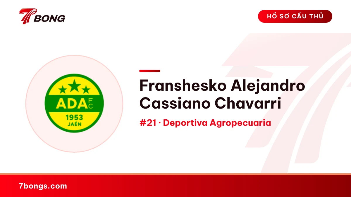 Franshesko Alejandro Cassiano Chavarri — Deportiva Agropecuaria