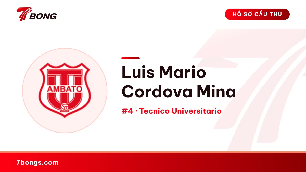 Luis Mario Cordova Mina — Tecnico Universitario