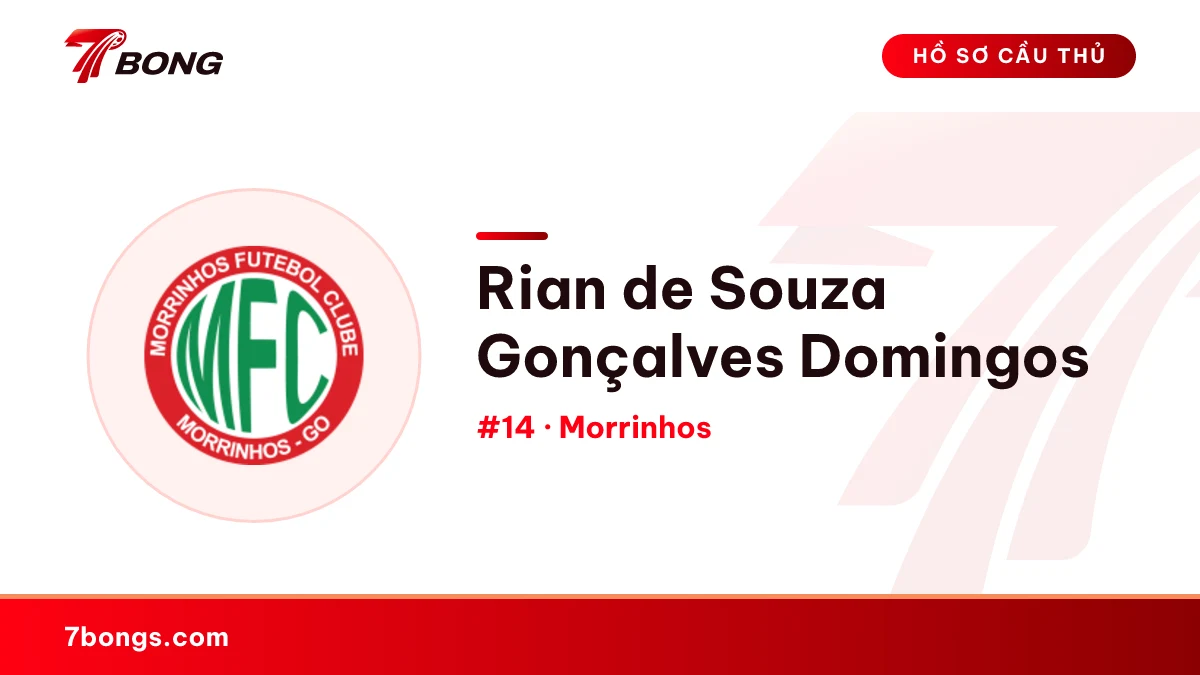 Rian de Souza Gonçalves Domingos — Morrinhos