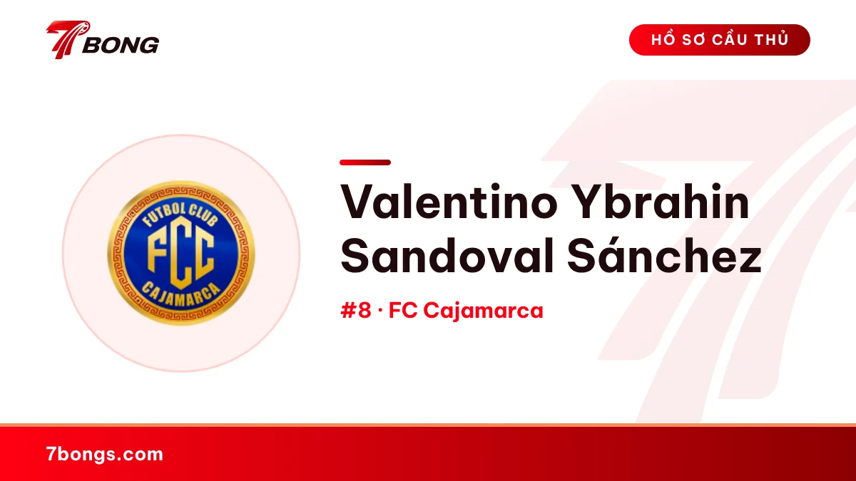 Valentino Ybrahin Sandoval Sánchez — FC Cajamarca