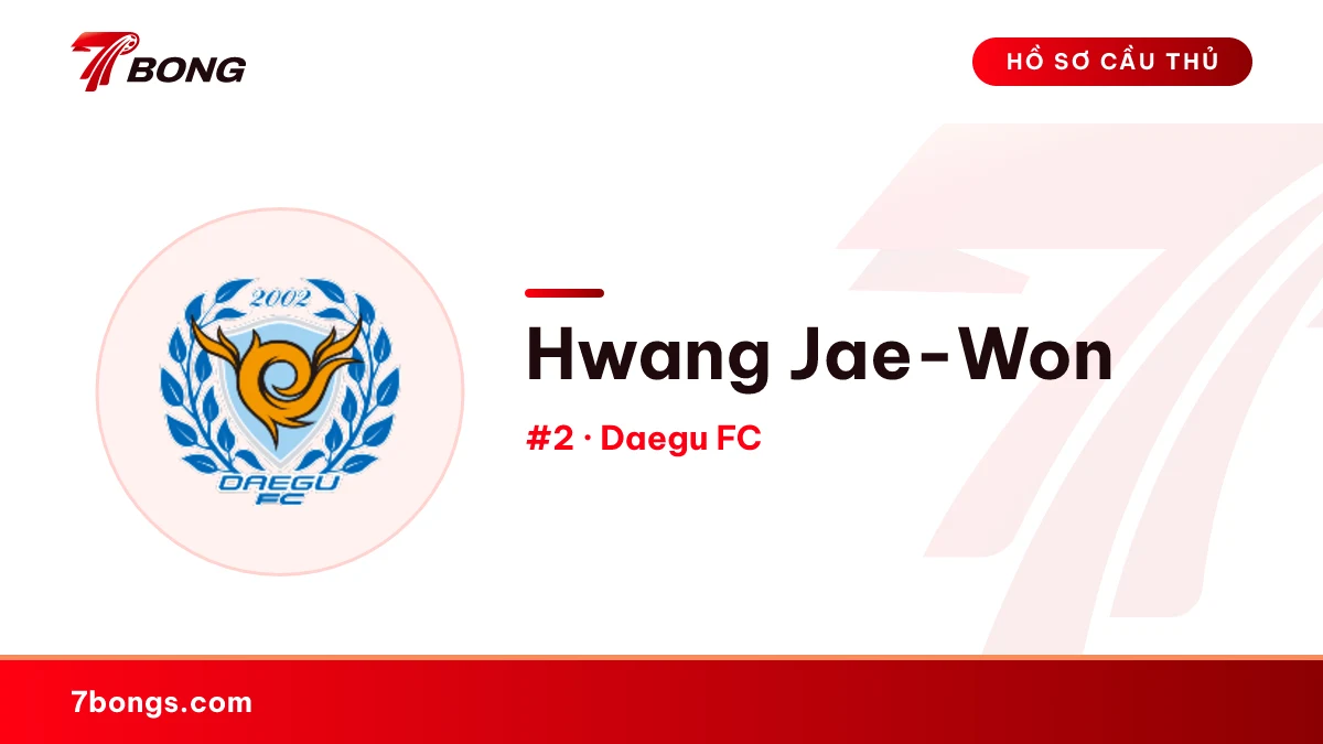 Hwang Jae-Won — Daegu FC