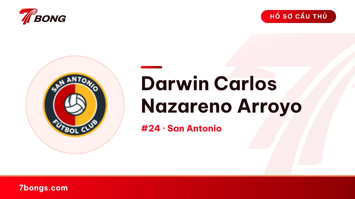 Darwin Carlos Nazareno Arroyo — San Antonio