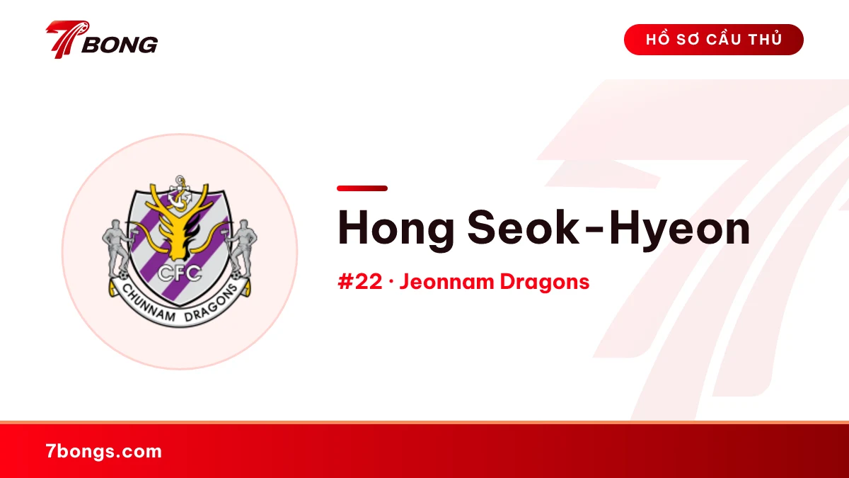 Hong Seok-Hyeon — Jeonnam Dragons