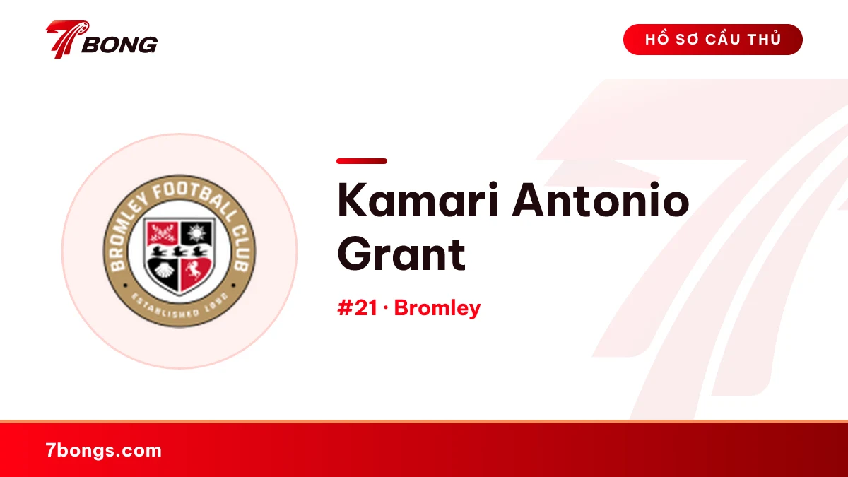 Kamari Antonio Grant — Bromley