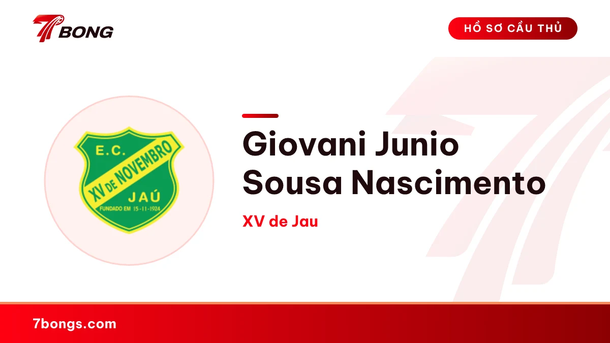 Giovani Junio Sousa Nascimento — XV de Jau