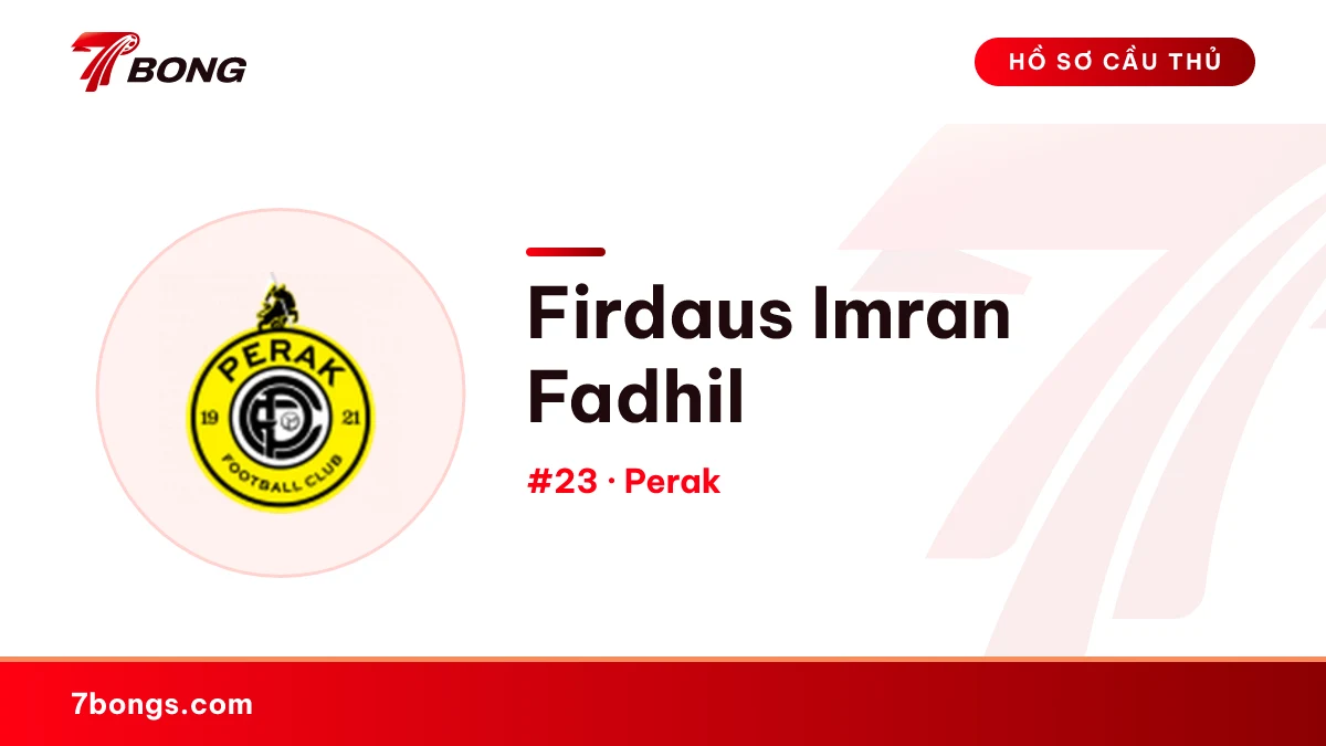 Firdaus Imran Fadhil — Perak