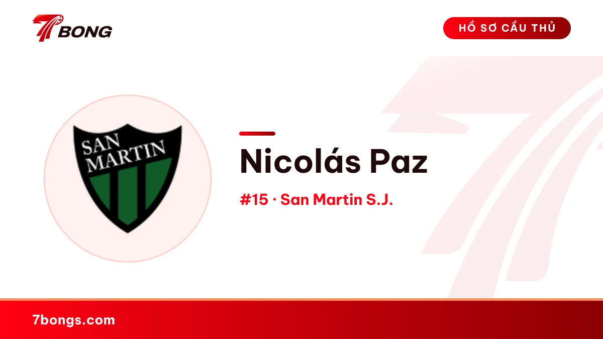 Nicolás Paz — San Martin S.J.