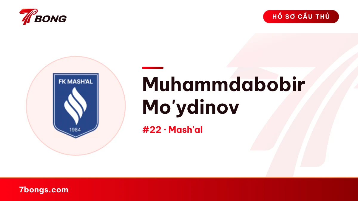 Muhammdabobir Mo'ydinov — Mash'al