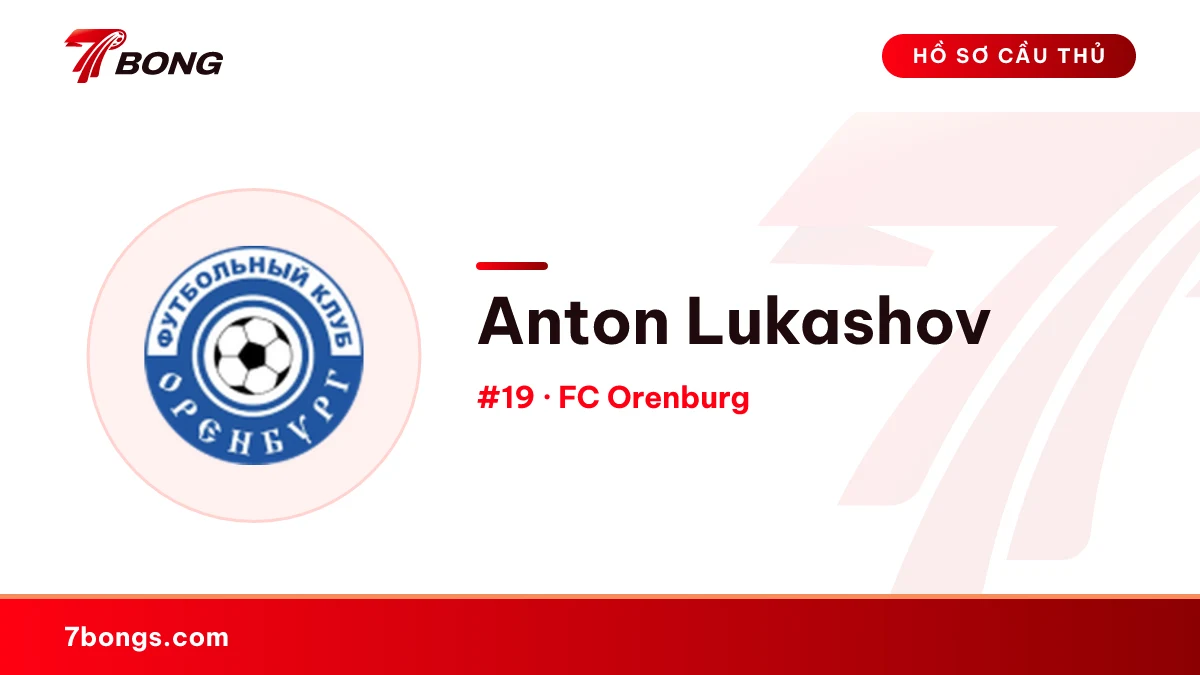 Anton Lukashov — FC Orenburg