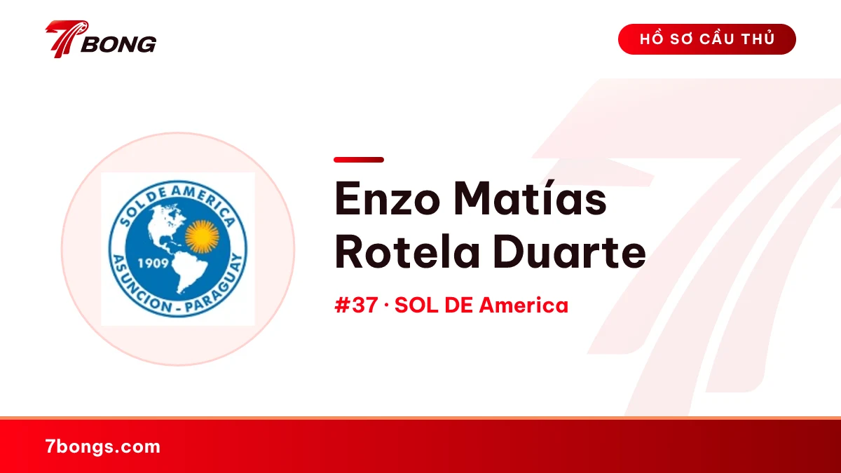 Enzo Matías Rotela Duarte — SOL DE America