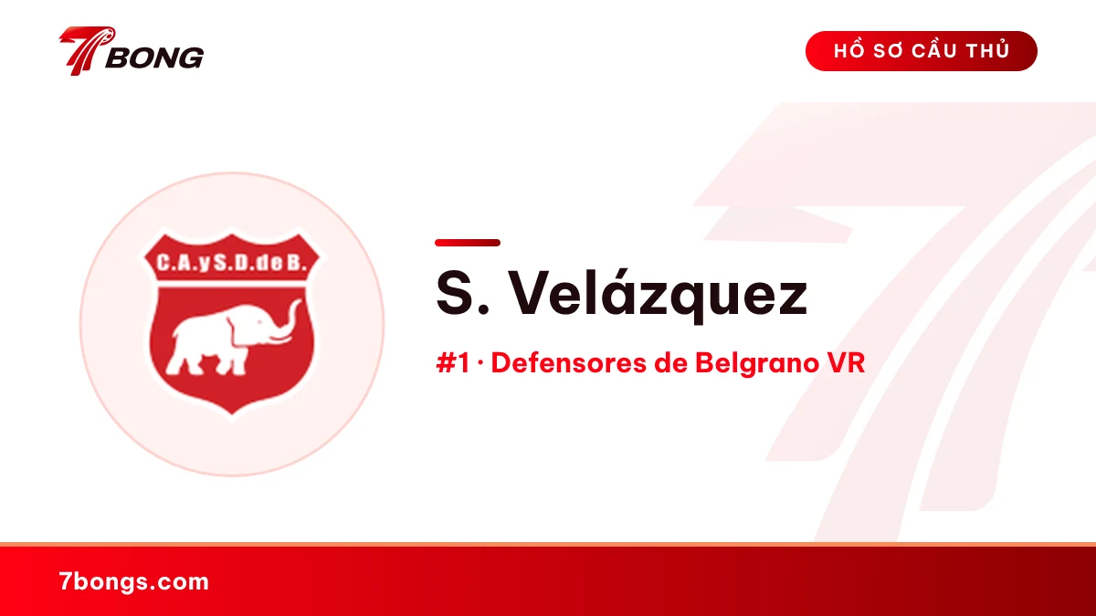 S. Velázquez — Defensores de Belgrano VR