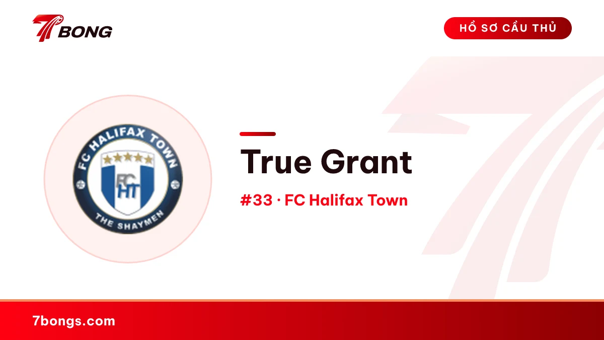 True Grant — FC Halifax Town