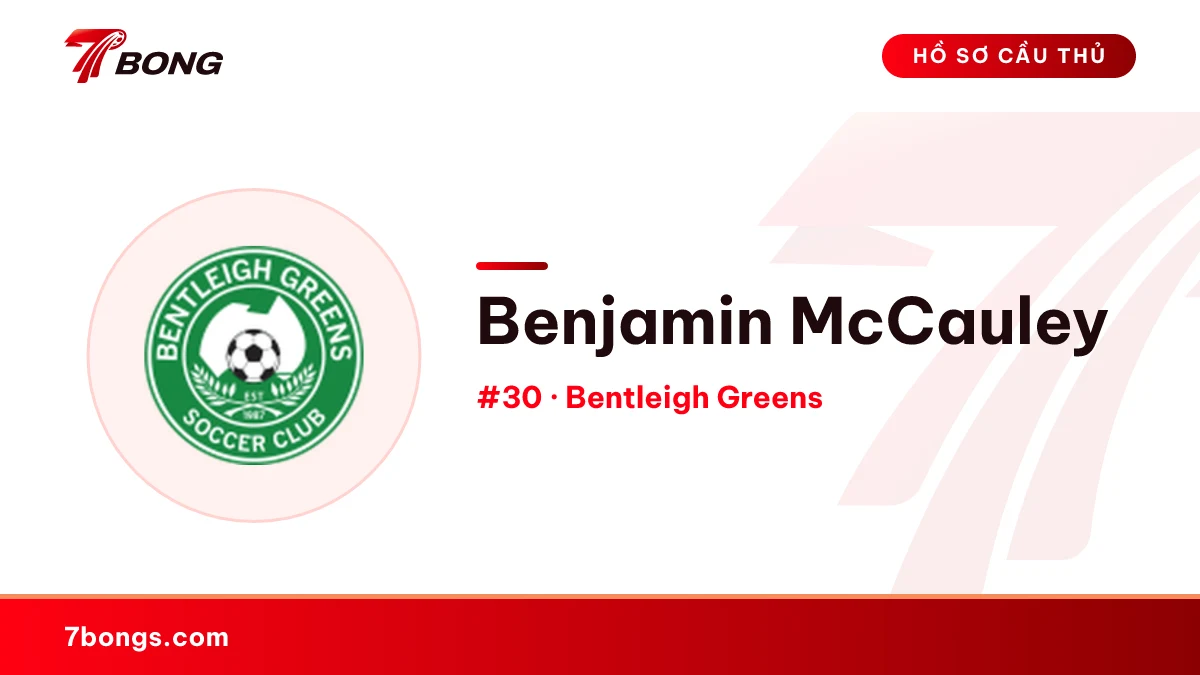 Benjamin McCauley — Bentleigh Greens