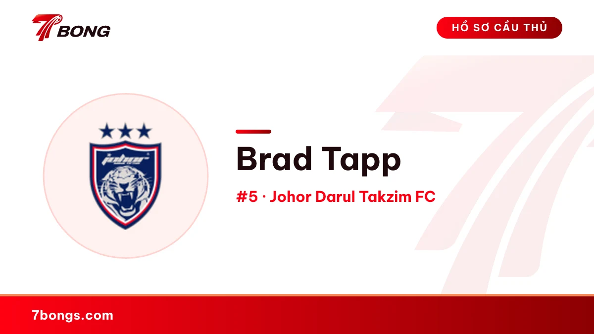 Brad Tapp — Johor Darul Takzim FC