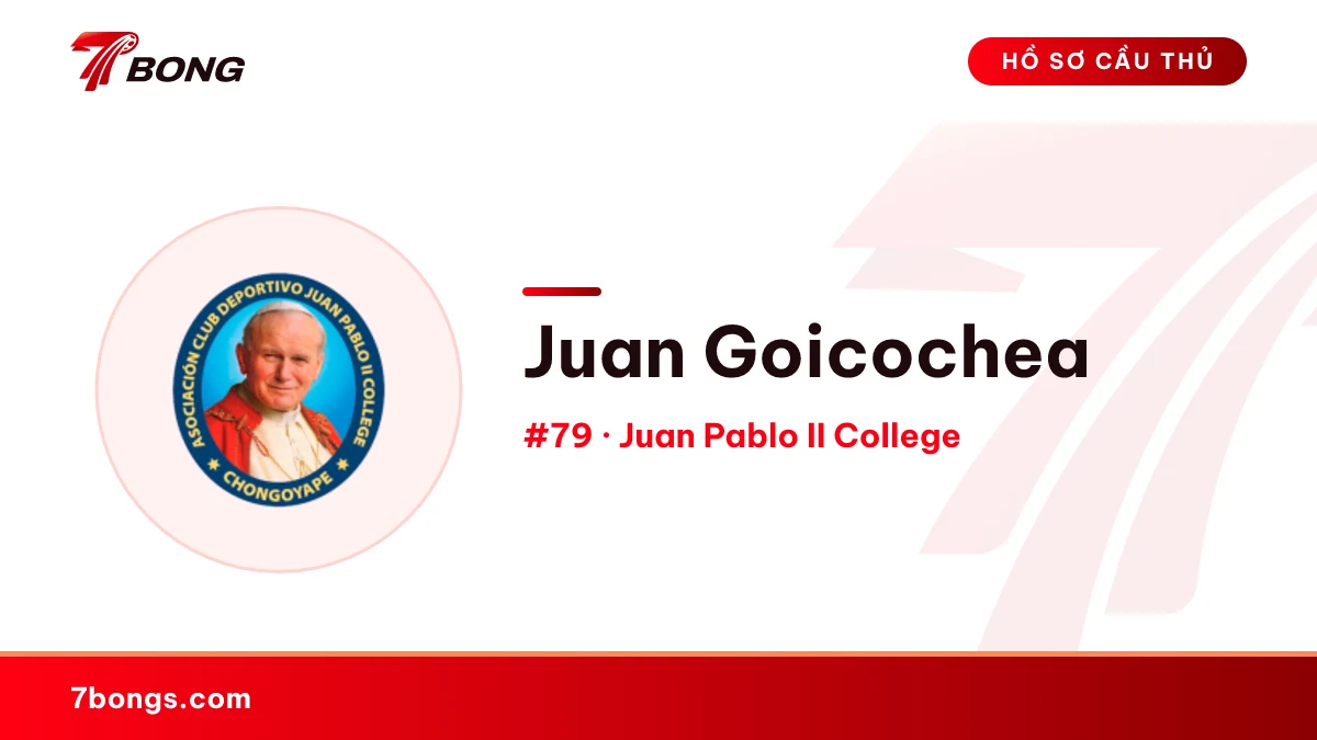 Juan Goicochea — Juan Pablo II College