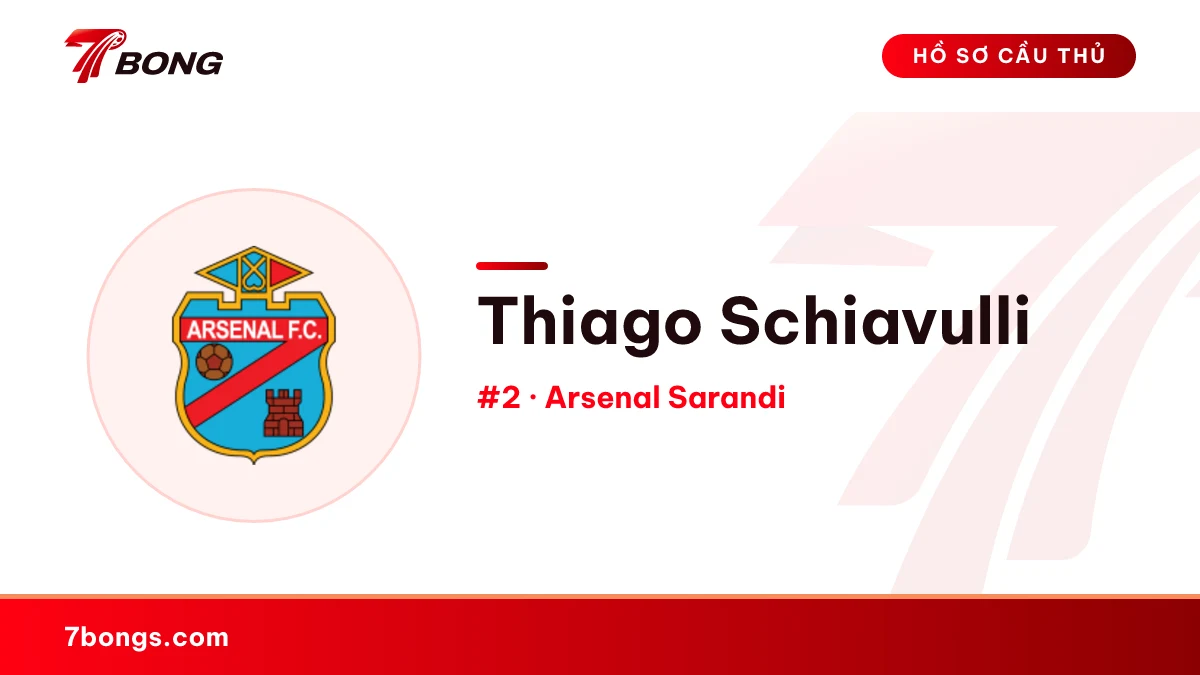 Thiago Schiavulli — Arsenal Sarandi