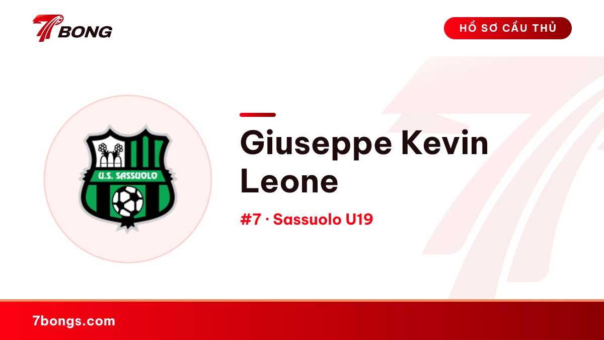 Giuseppe Kevin Leone — Sassuolo U19