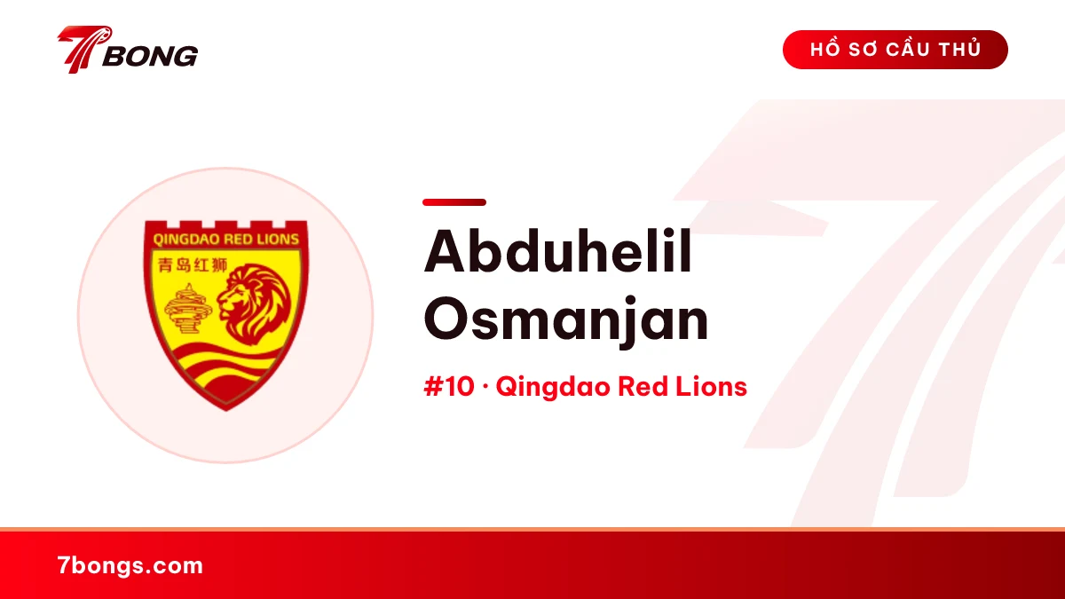 Abduhelil Osmanjan — Qingdao Red Lions
