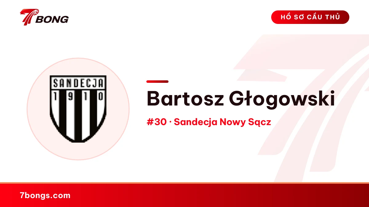 Bartosz Głogowski — Sandecja Nowy Sącz