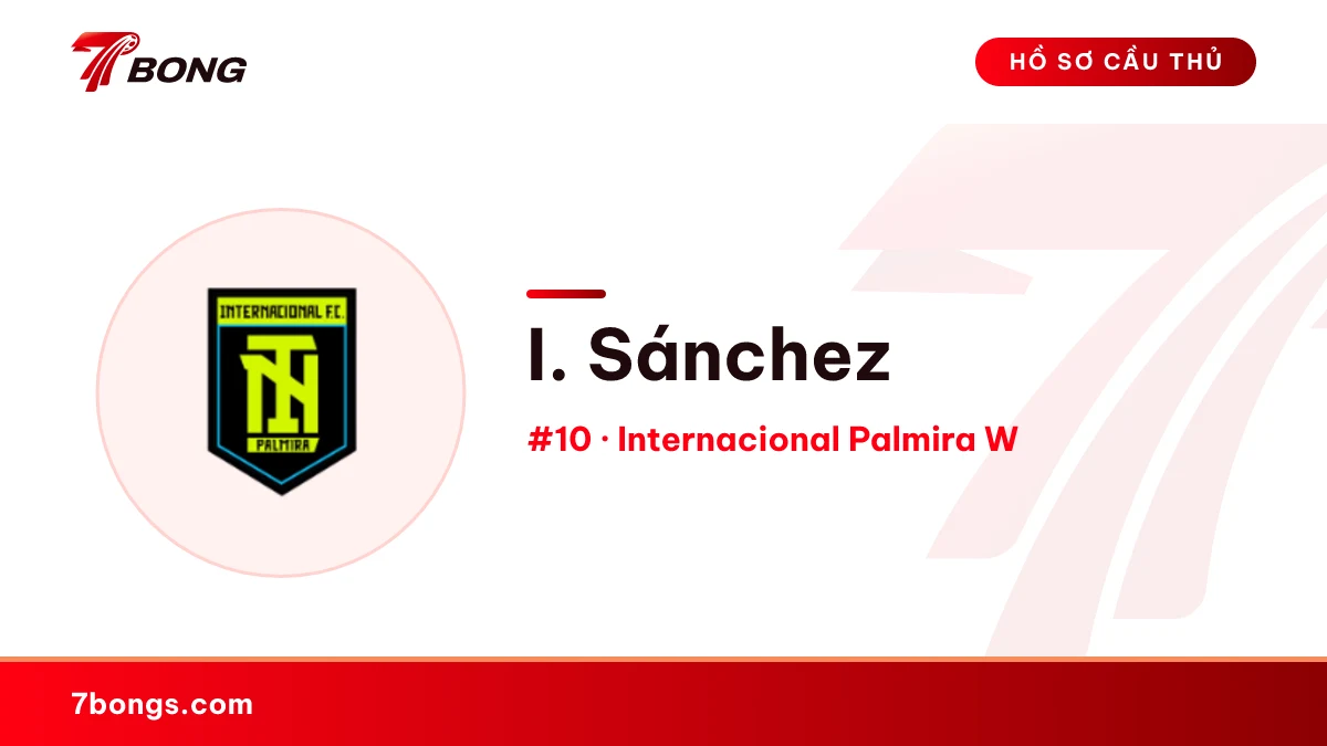 I. Sánchez — Internacional Palmira W