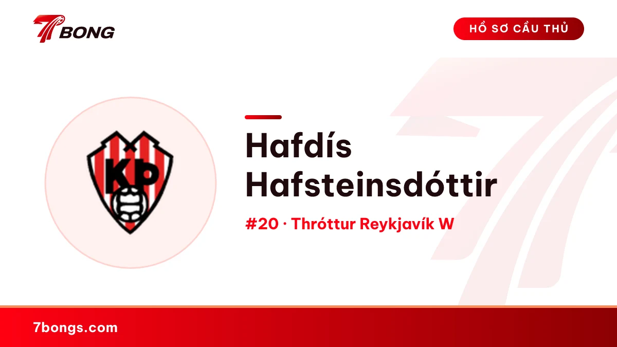 Hafdís Hafsteinsdóttir — Thróttur Reykjavík W