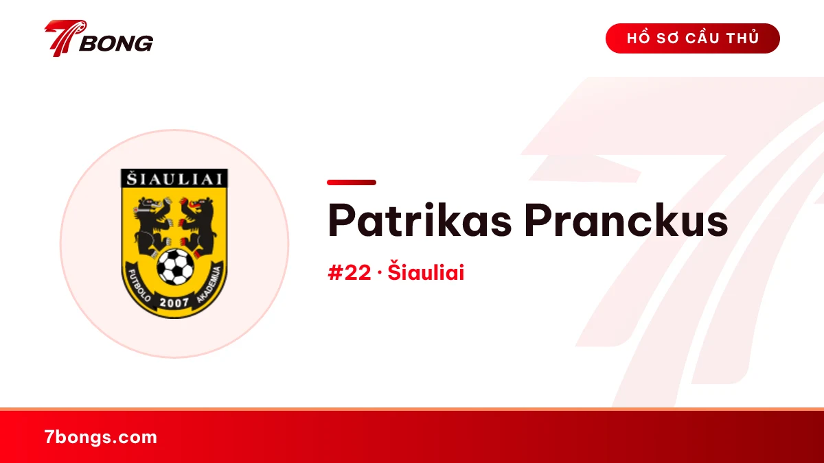 Patrikas Pranckus — Šiauliai