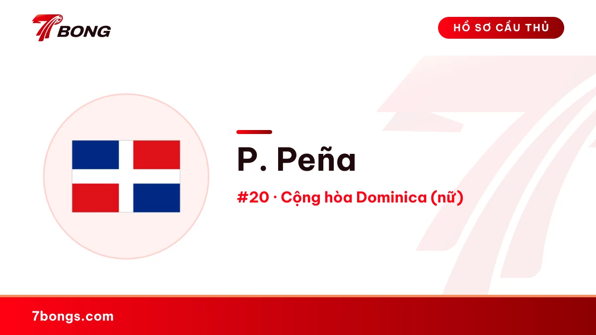 P. Peña — Cộng hòa Dominica (nữ)