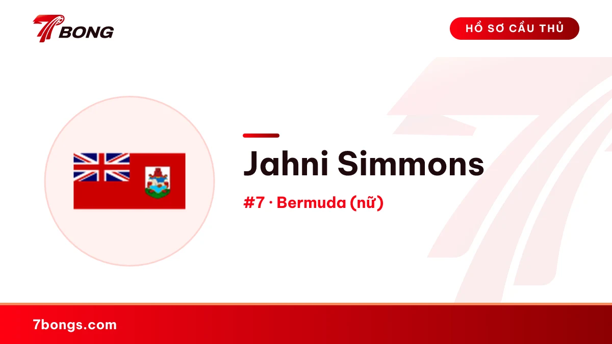Jahni Simmons — Bermuda (nữ)