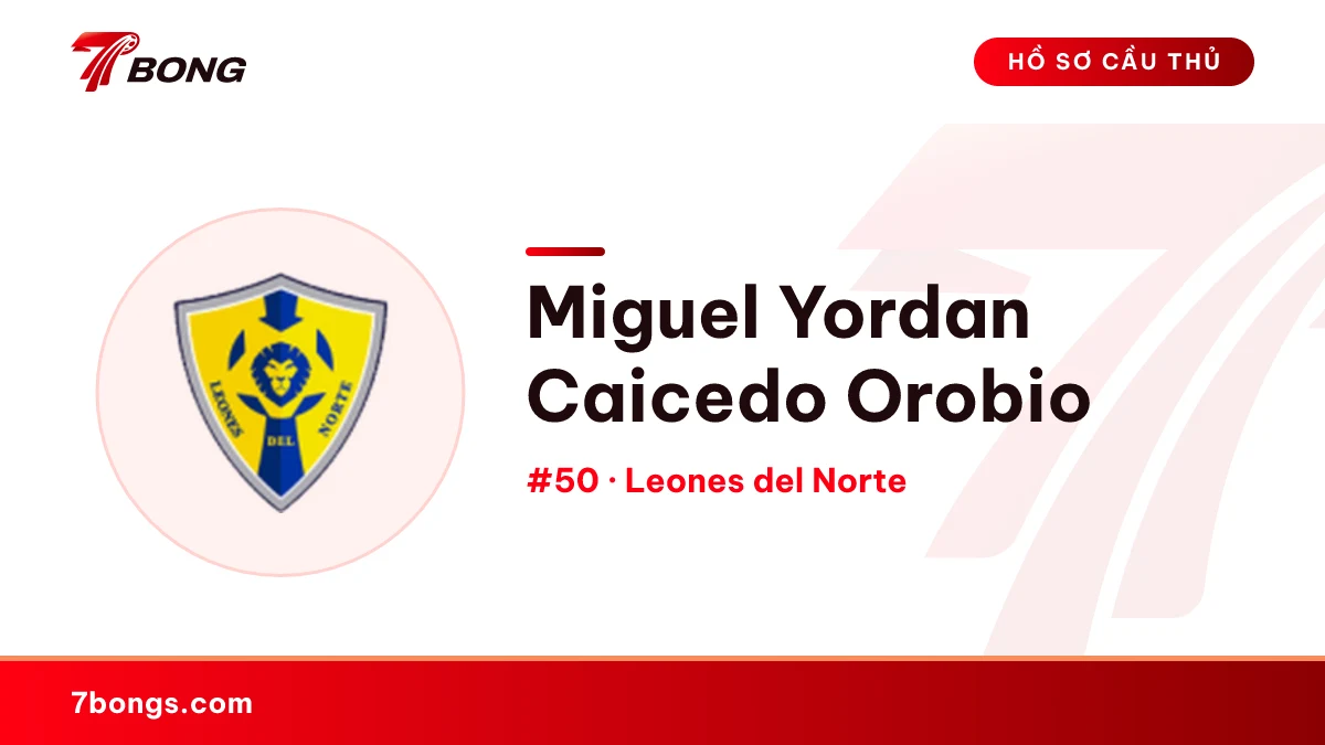 Miguel Yordan Caicedo Orobio — Leones del Norte