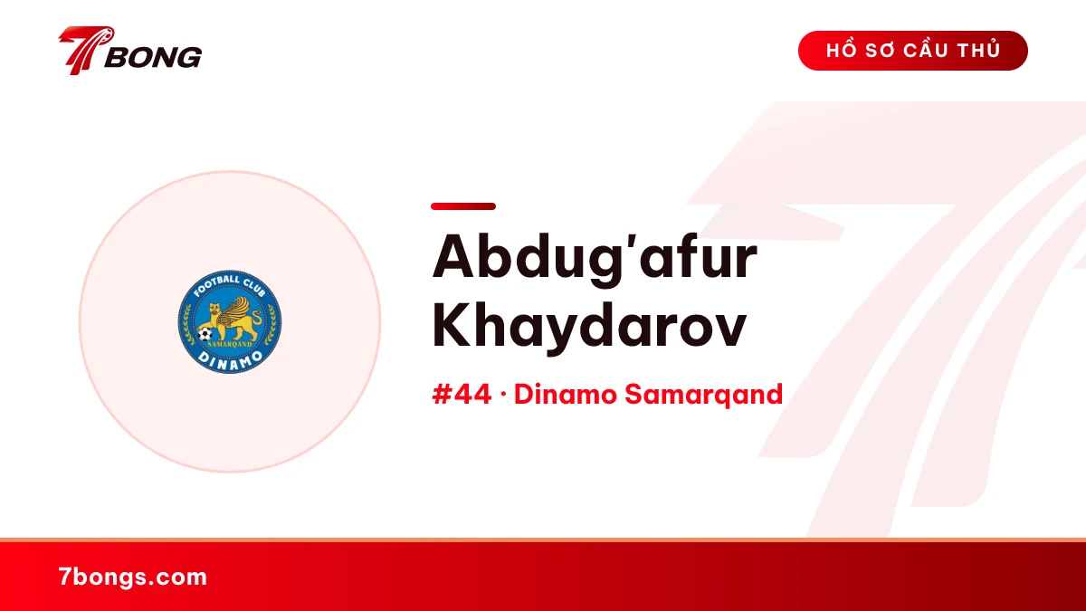 Abdug'afur Khaydarov — Dinamo Samarqand