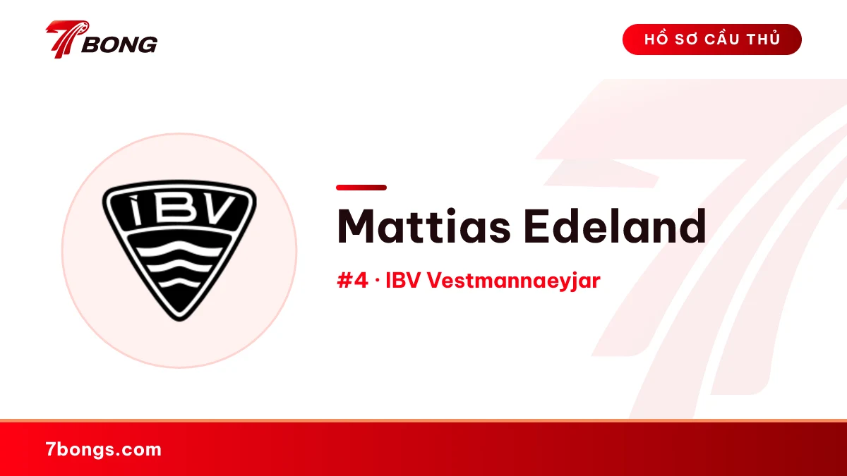 Mattias Edeland — IBV Vestmannaeyjar