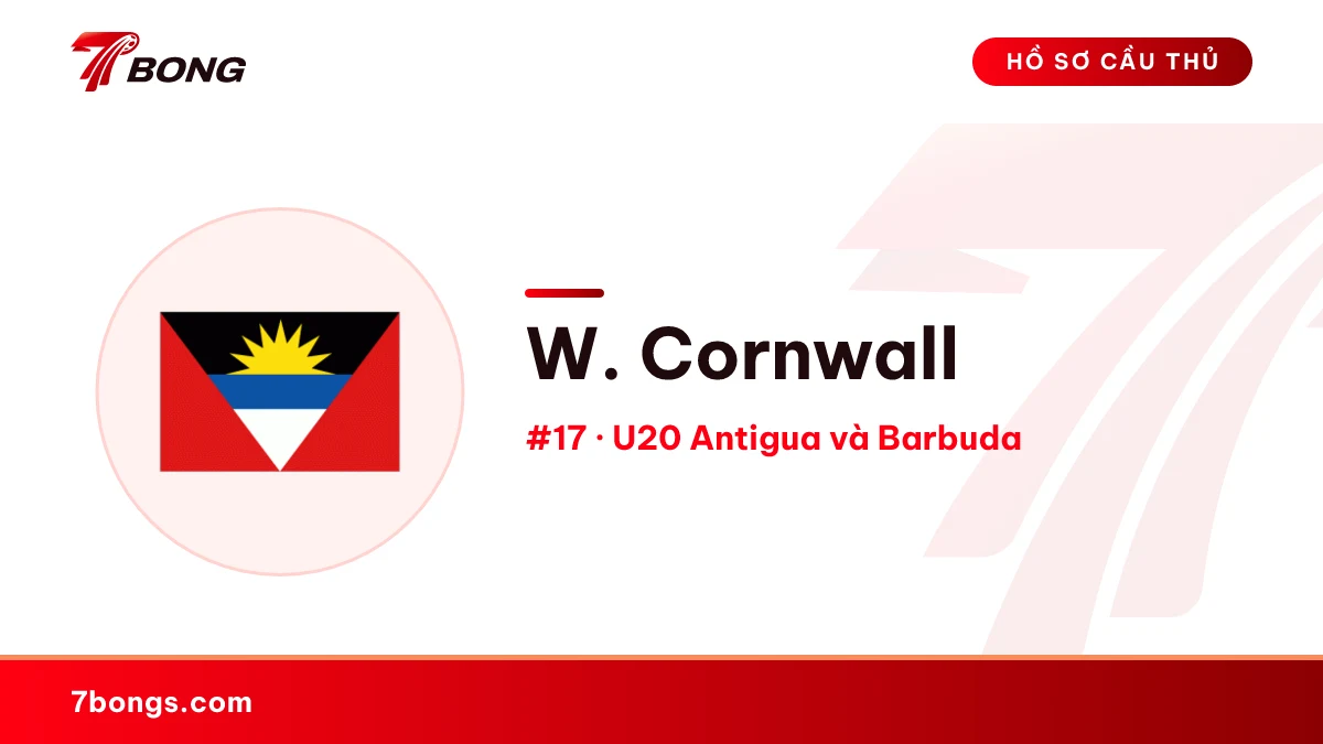 W. Cornwall — U20 Antigua và Barbuda