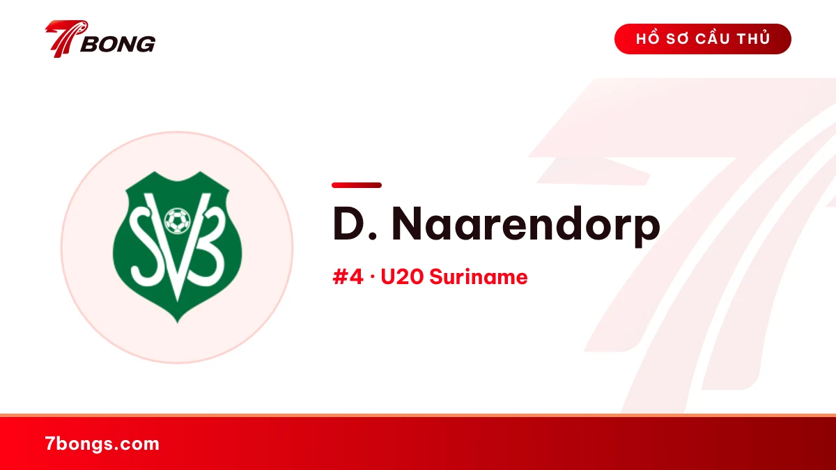 D. Naarendorp — U20 Suriname