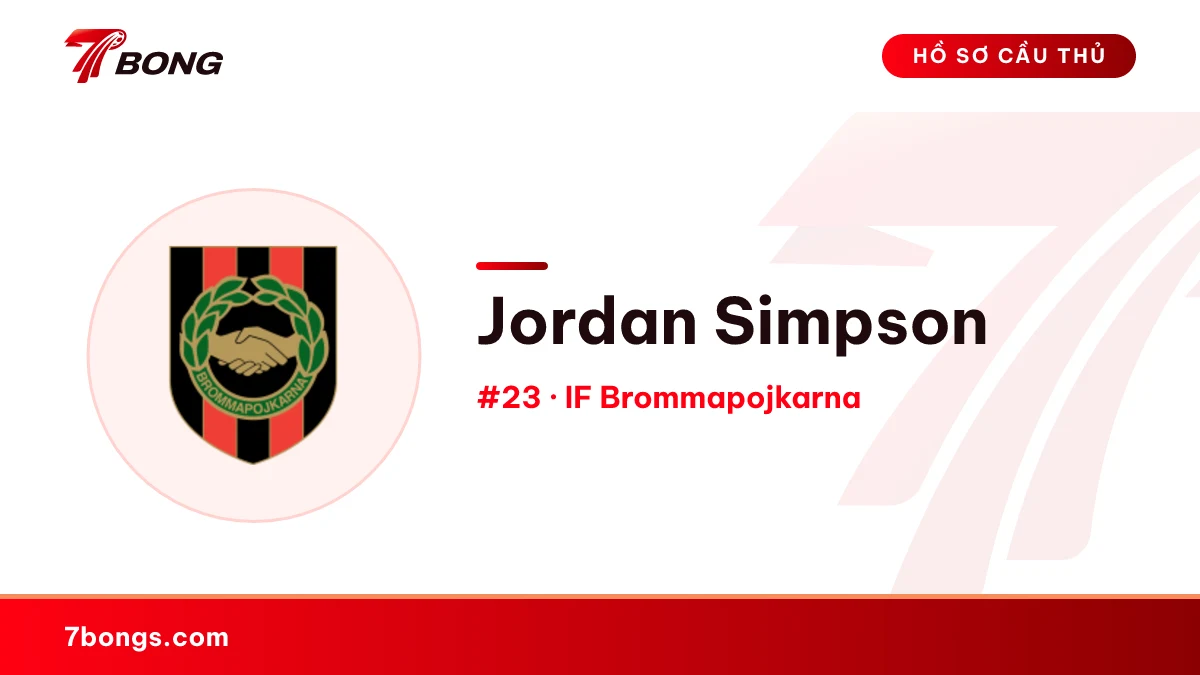 Jordan Simpson — IF Brommapojkarna