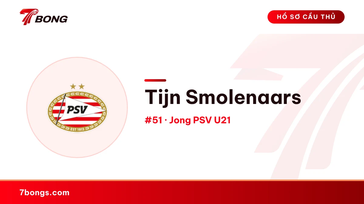 Tijn Smolenaars — Jong PSV U21