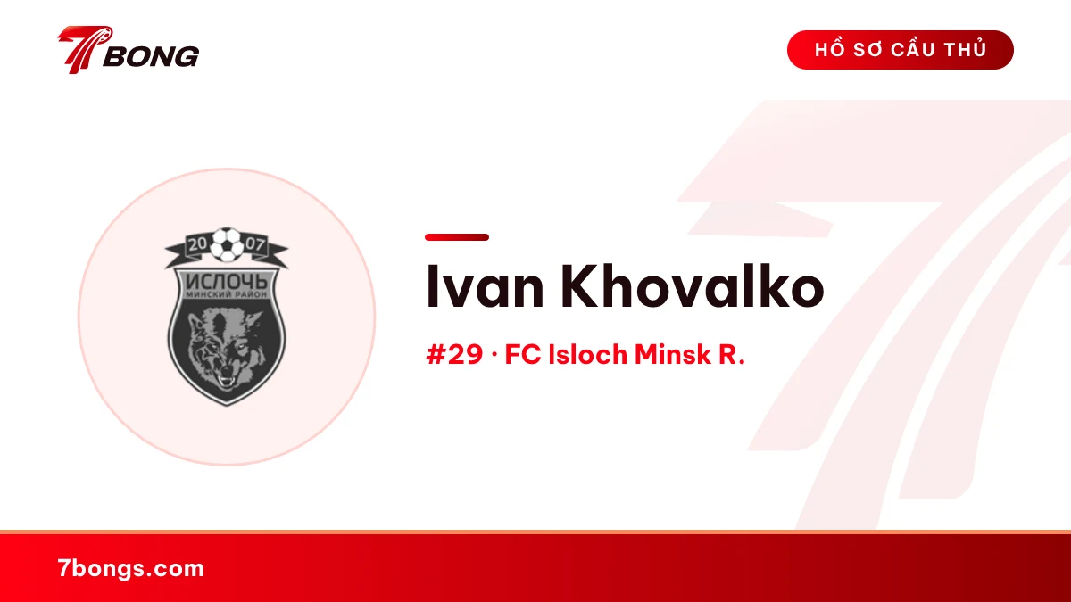 Ivan Khovalko — FC Isloch Minsk R.