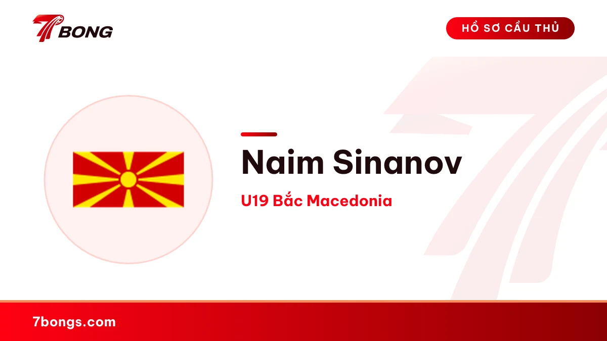 Naim Sinanov — U19 Bắc Macedonia