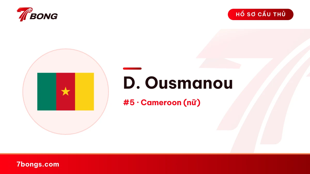 D. Ousmanou — Cameroon (nữ)