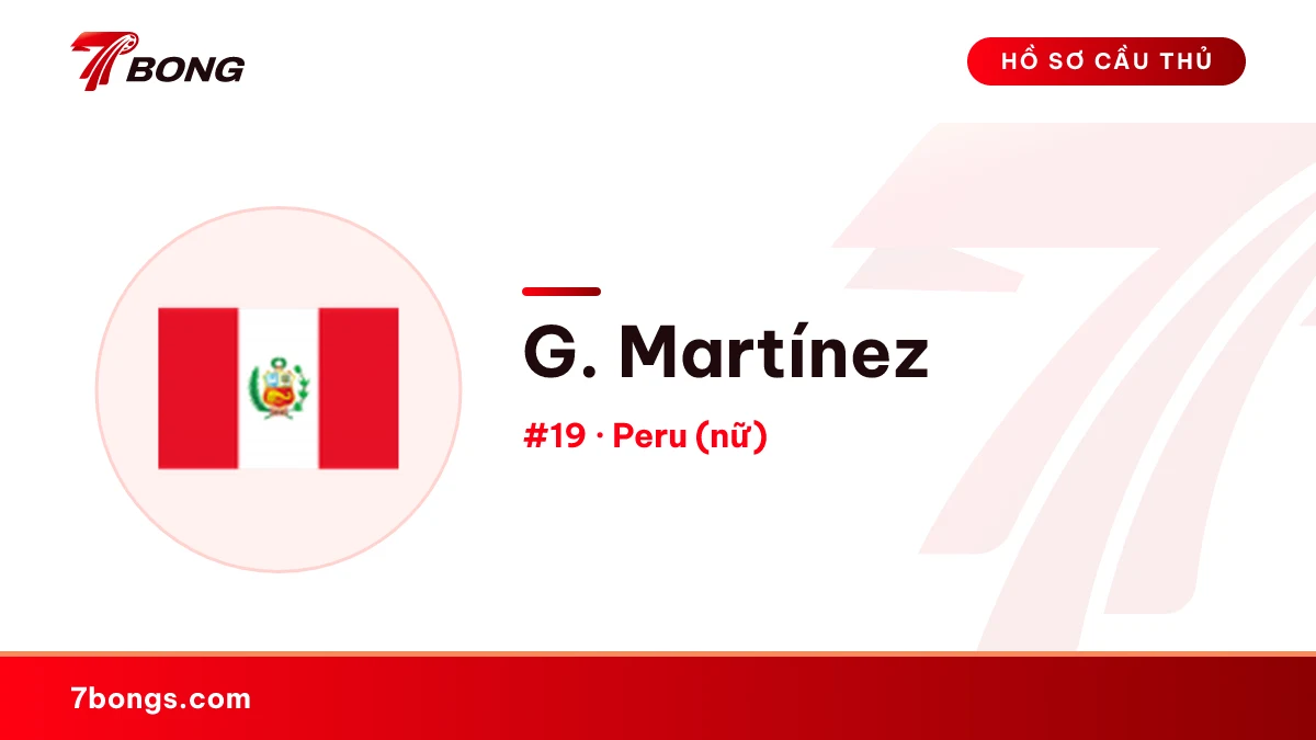 G. Martínez — Peru (nữ)