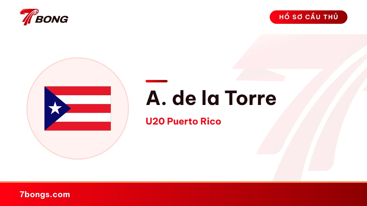 A. de la Torre — U20 Puerto Rico