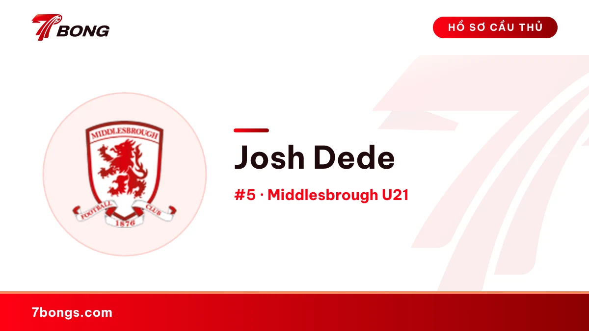 Josh Dede — Middlesbrough U21