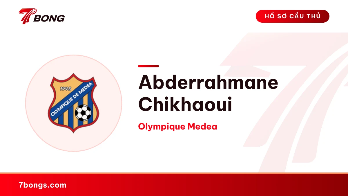 Abderrahmane Chikhaoui — Olympique Medea
